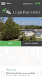 Mobile Screenshot of leighparkhotel.co.uk